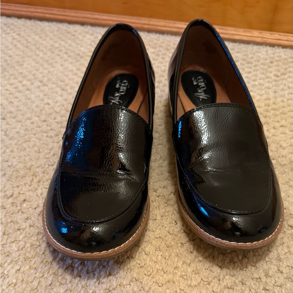 Eurosoft Napoli Black Patent Leather Loafers